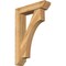 Ekena Millwork Westlake Slat Rough Sawn Bracket w/ Offset Brace, Western Red Cedar, 6"W x 24"D x 36"H BKT0604X24X36WTL06RWR - alternate 1